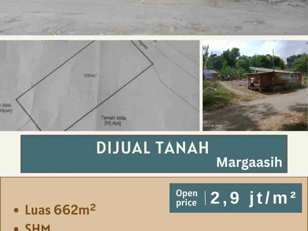 Dijual tanah dekat pintu tol Margaasih