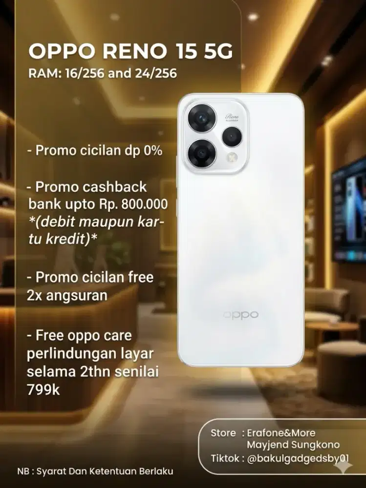 Ready oppo reno 15 5g series