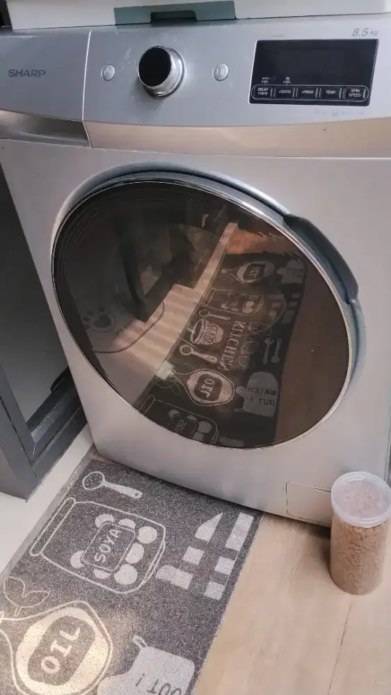 Dijual mesin cuci front loading merk sharp