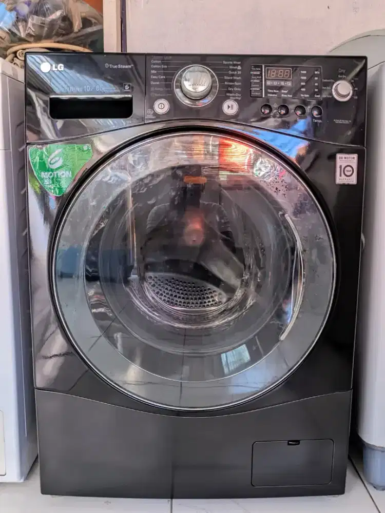 Mesin cuci LG true steam 10/6kg