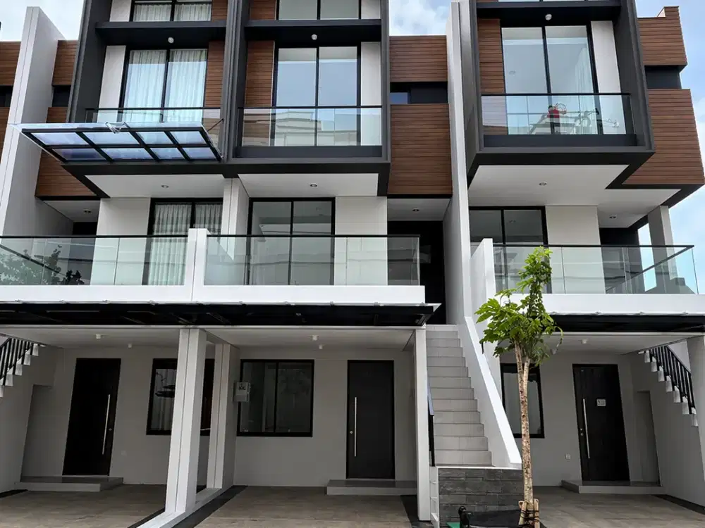 Rumah 3LT Cluster Piano Golf Island PIK 5x15 75m2 3+1KT Hadap Barat