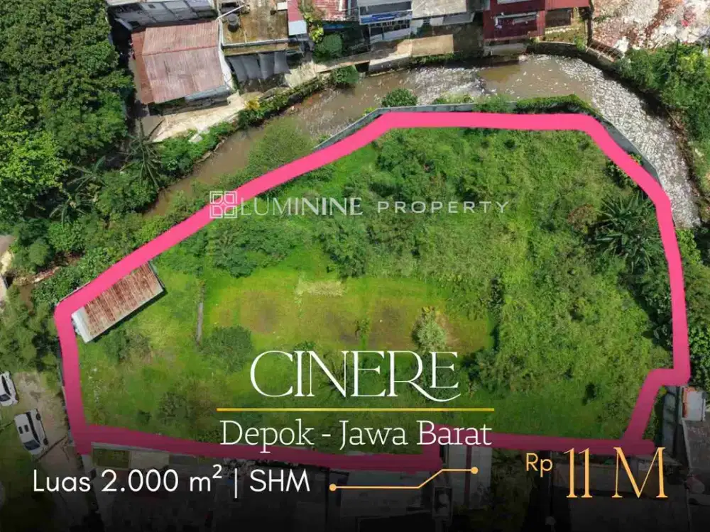 DIJUAL KAVLING DALAM PERUMAHAN LEMBAH CINERE INDAH, CINERE - DEPOK, JABAR