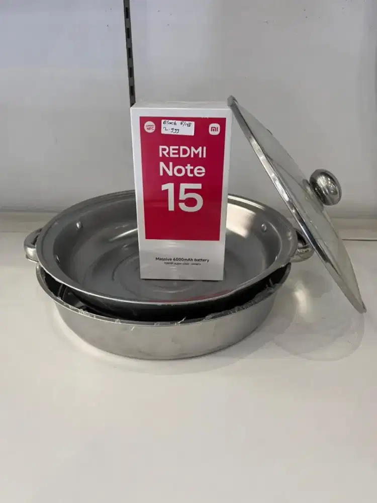 REDMI NOTE 15 4G FREE PANCI KUKUS ATAU KOMPOR GAS