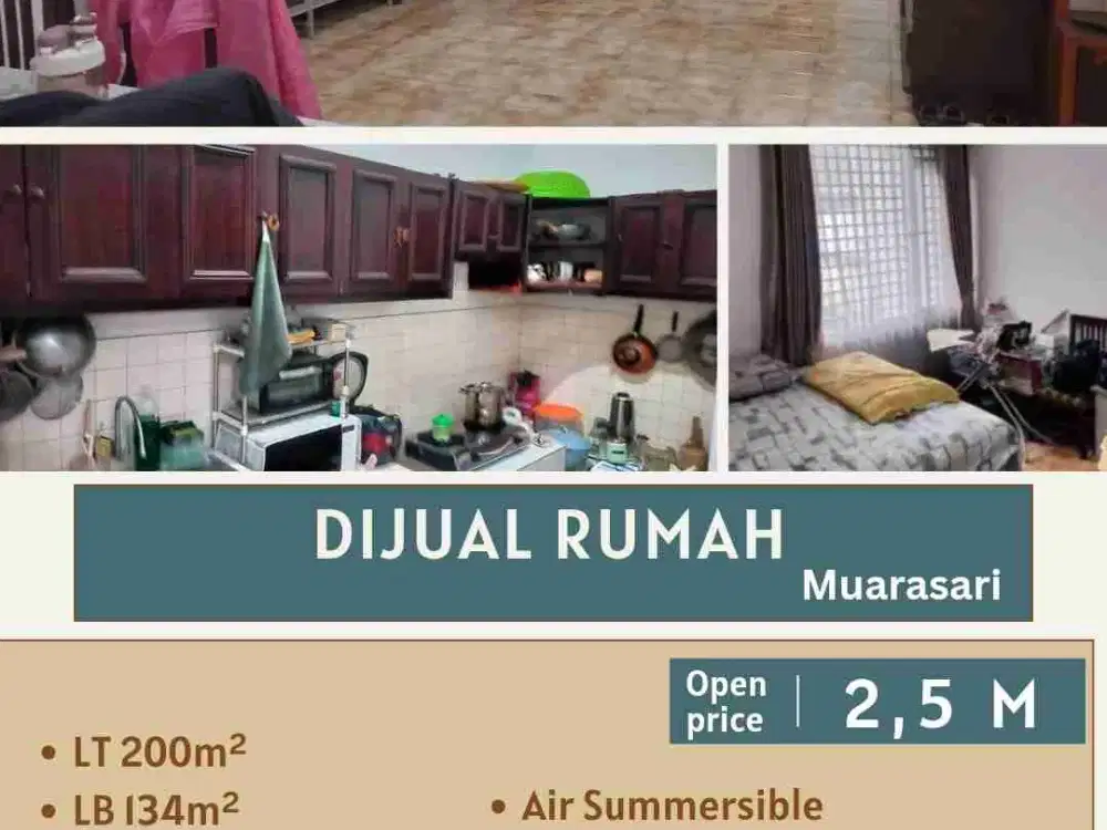 Dijual cepat rumah di Muarasari