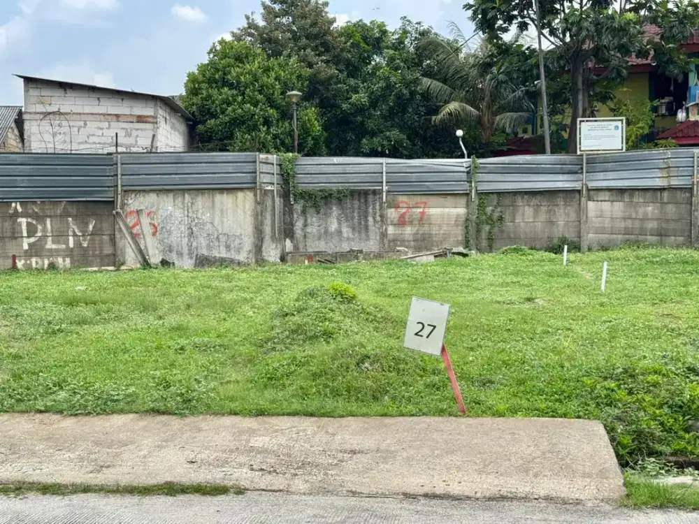 Tanah Siap Bangun Luas 105 M² di Komplek Jatinegara Indah