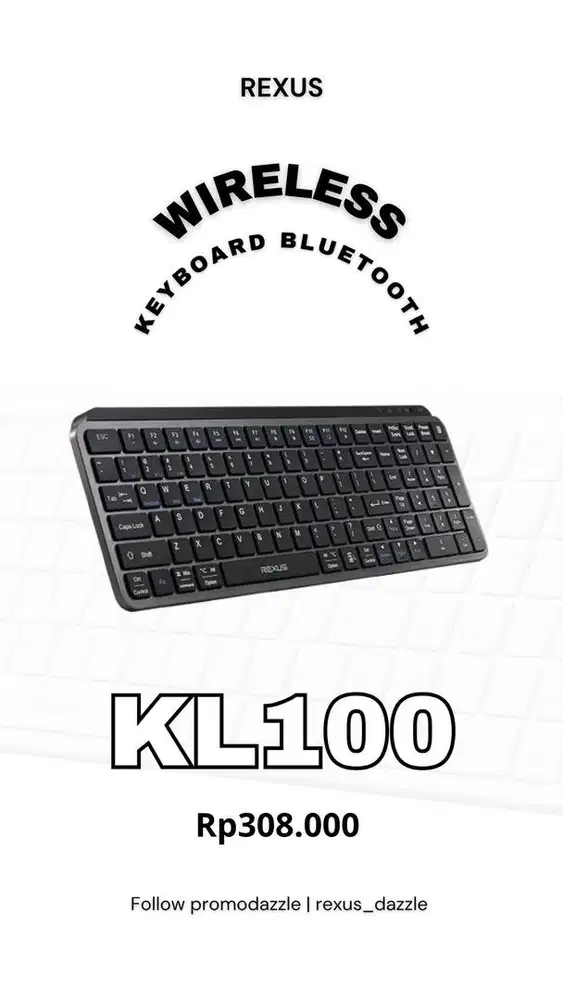Keyboard bluetooth rexus KL100