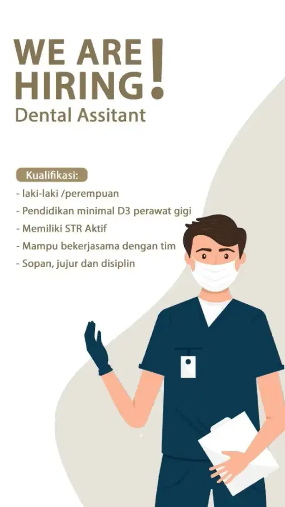 Perawat Gigi/asisten dokter gigi