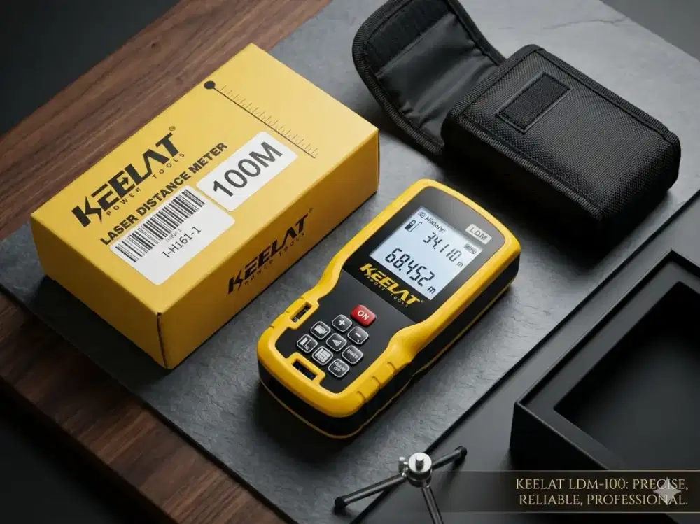 Laser Distance Meter Keelat LDM - Meteran Laser Digital (100M)