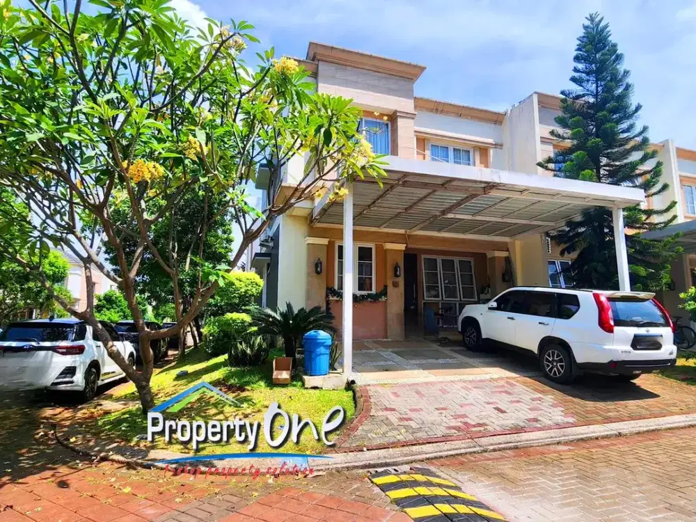 Jual Rumah Hook 2 Lantai Semi Furnish Lokasi Strategis Di Alegria Park Dekat Akses KRL Rawa Buntu Dan Tol BSD