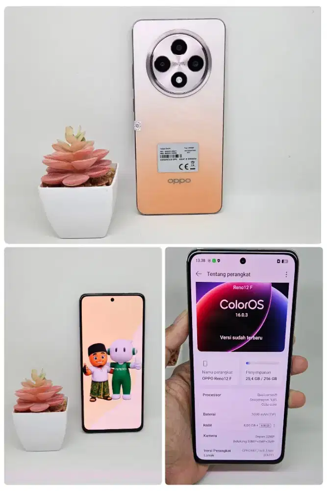 Oppo Reno 12F 8/256 (Cream) Unit Only