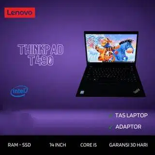 Laptop Lenovo Thinkpad T490 Core i5 Gen 8 Ram Ssd FHD IPS *RRC