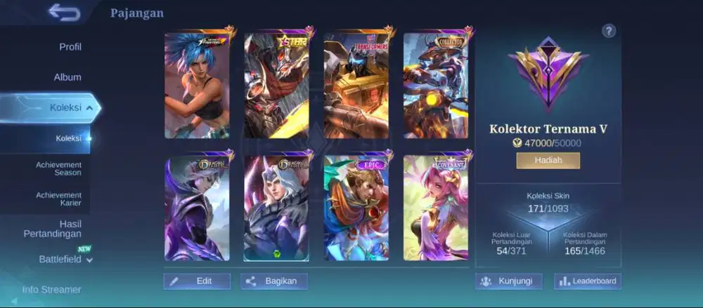 Jual akun Ml lagi butuh uang