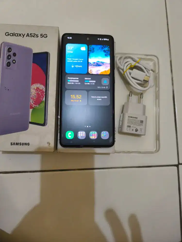Samsung A52S 5G 8/128 Fullset