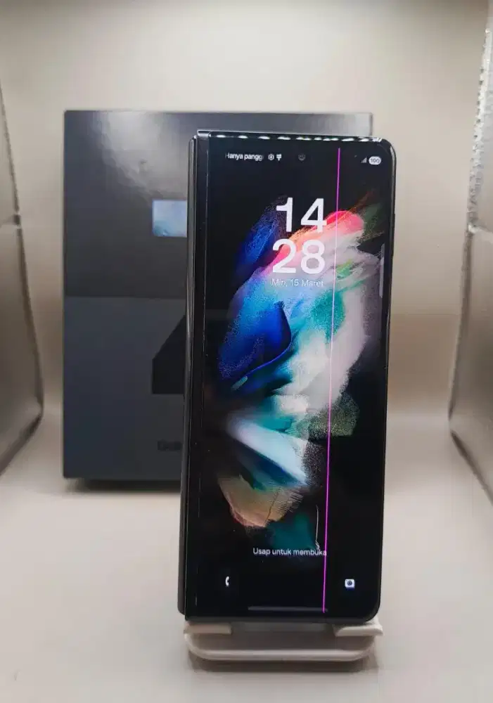 SAMSUNG Z FOLD 3 5G RAM 12/256GB ORIGINAL SEIN MULUS NORMAL FULLSHET