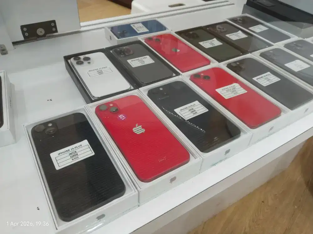 Iphone second bergaransi, resmi dan inter, Cicilan tanpa DP, Cukup KTP