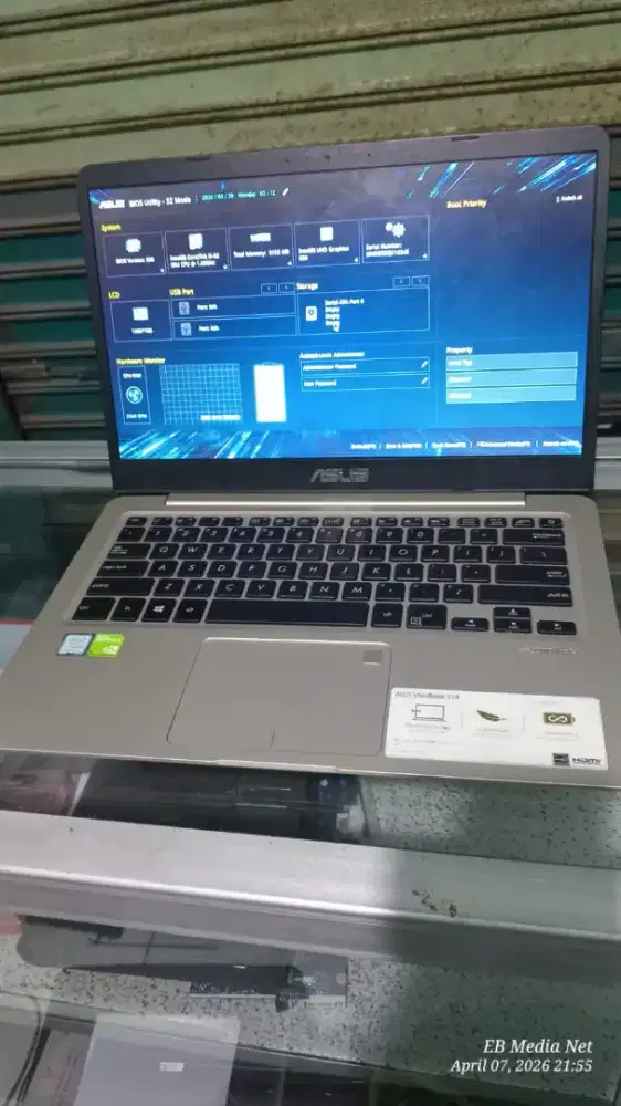 Jual laptop bekas Asus Vivobook A411U