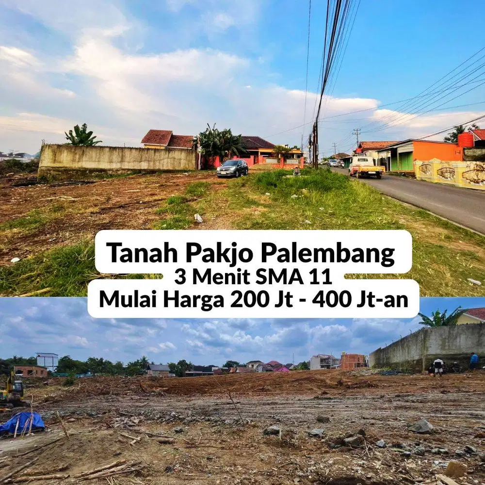 tanah pinggir jalan pakjo irigasi kota palembang