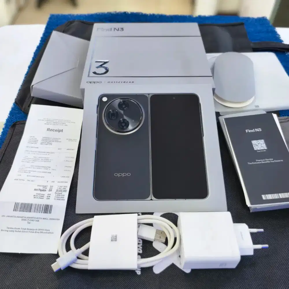 Oppo Find N3 Fold  16/512gb 98% Muluss terawat Ex Grs resmi Oppo