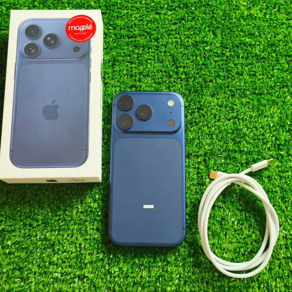 iPhone 17 Pro 256GB Deep Blue BH 100% CC 40 fullset ori garansi resmi