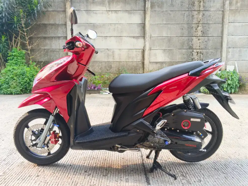 (MOTOR MODIF) Vario 125 KZR Full modif Merah
