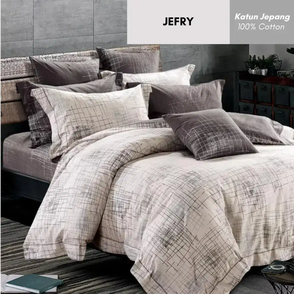 Sprei katun jepang pigmen premium