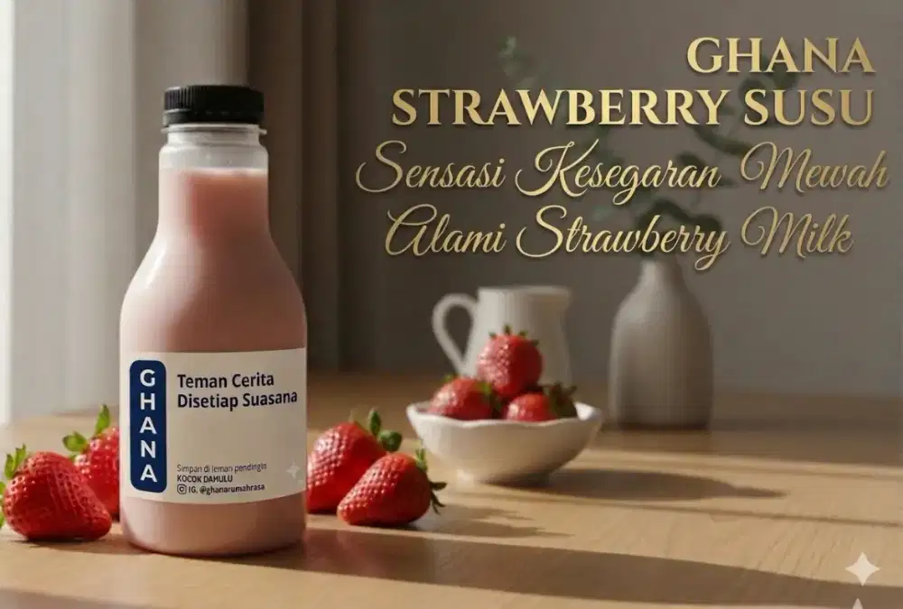 Minuman Ghana Strawberry Susu