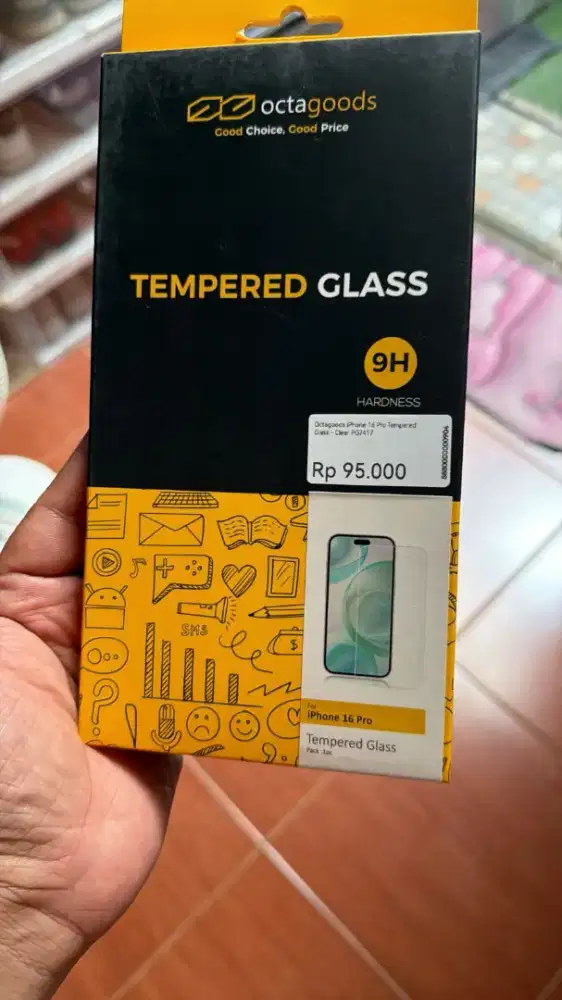 Jual tempered glass iphone 16 pro