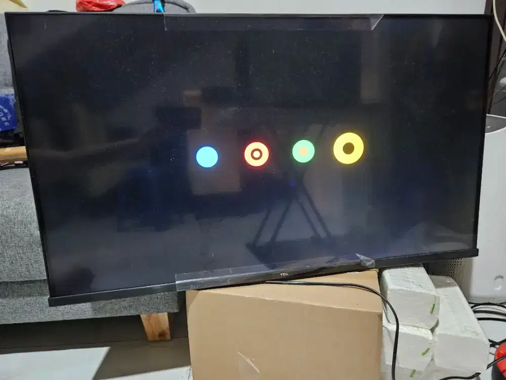 TV TCL 40A5 - Hanya nyala sampai logo google tv