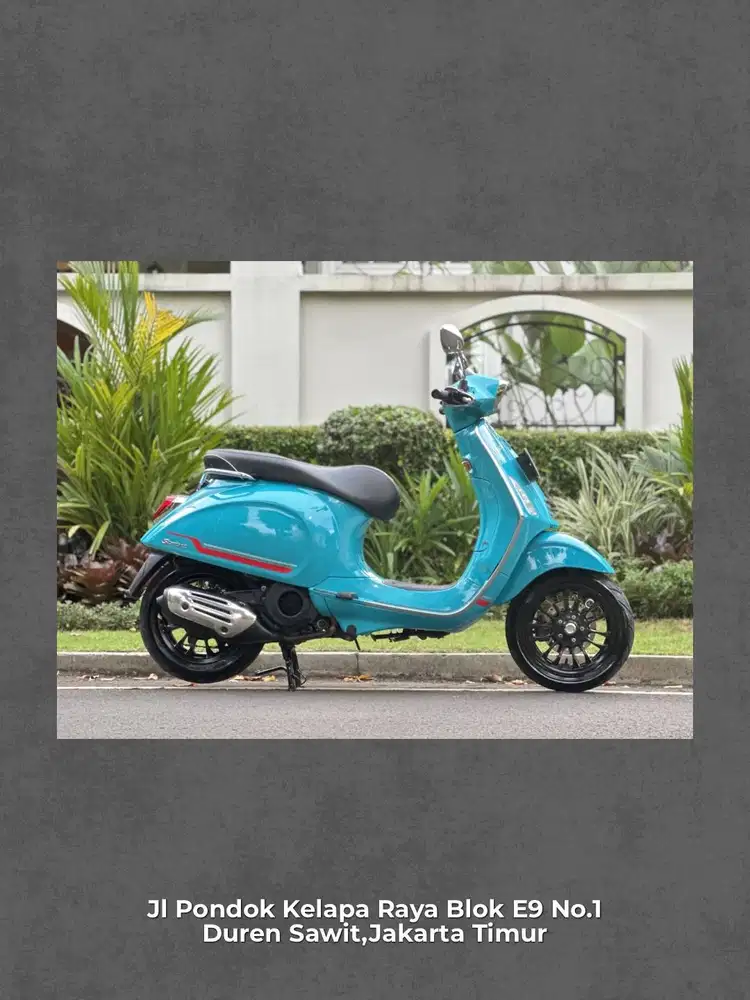 PIAGGIO VESPA SPRINT S150 IGET ABS LED TH 2022 BLUE AUDACE Perfect Con