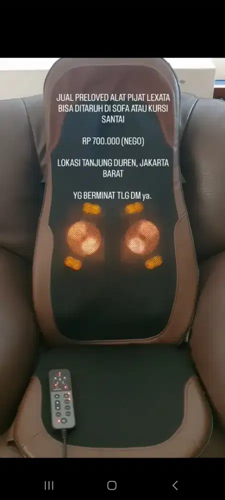 Preloved Alat Pijat Lexata