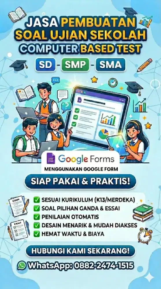 Jasa Pembuatan Soal Computer Based Test