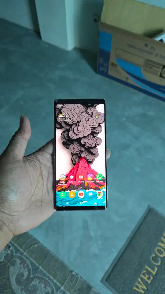 Samsung note 9 Purple 6/128 Ex Sein Dualsim Mulus Normal Minus Retak