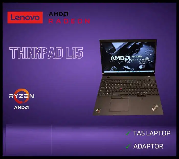 Laptop Lenovo Thinkpad L15 Ryzen 5 Pro 4650u RAM SSD *RRC