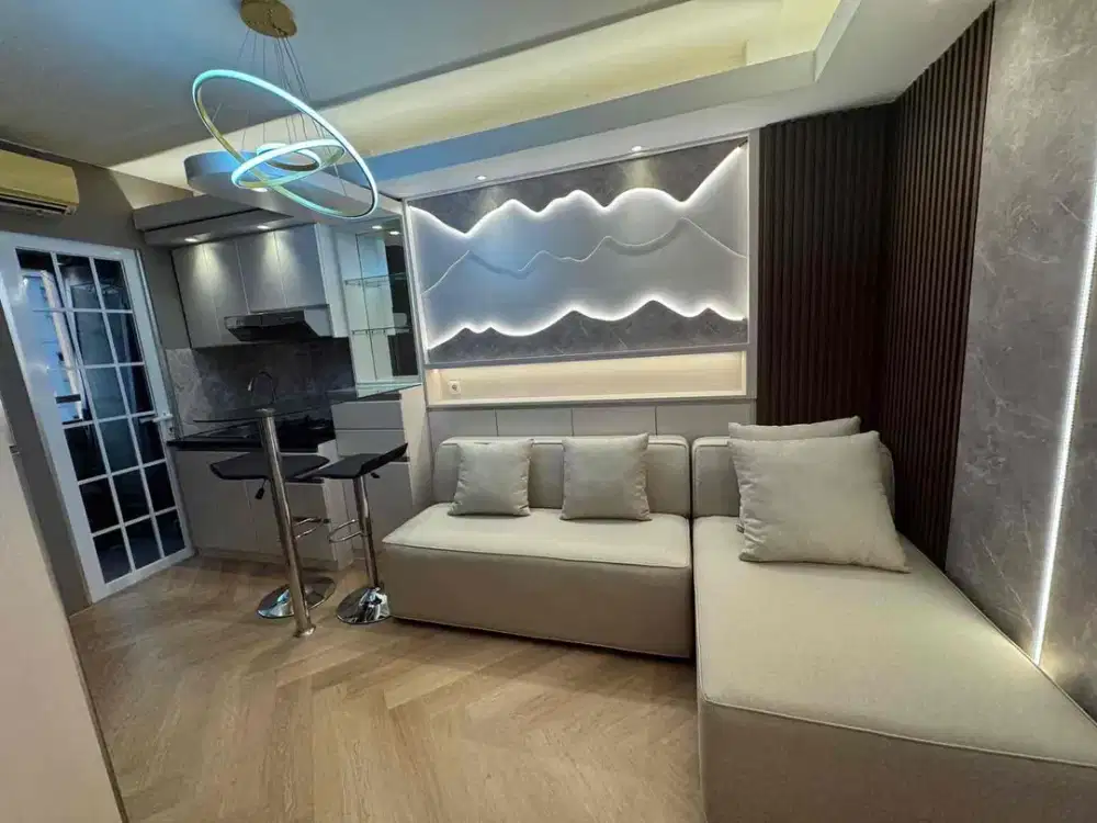 DIJUAL APARTEMEN KALIBATA 2 KAMAR TIDUR INTERIOR BARU