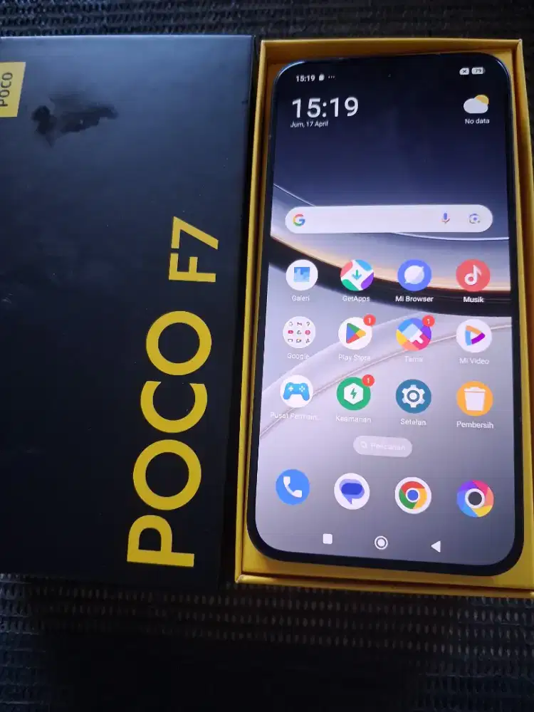 Poco  F7 5G ram 12/512 fulset mulus istimewa
