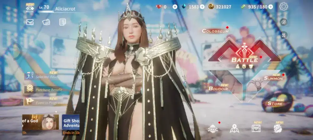 Jual akun game adult rise of eros (character all rouffe)