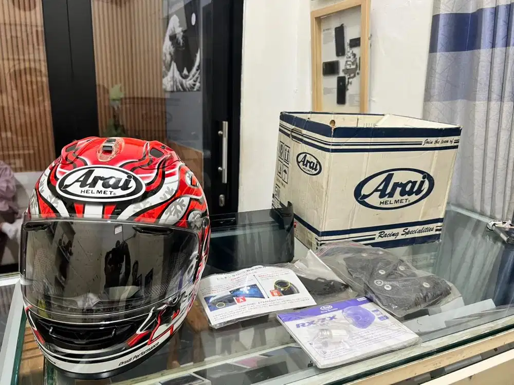 Helm arai Rx7x haga original