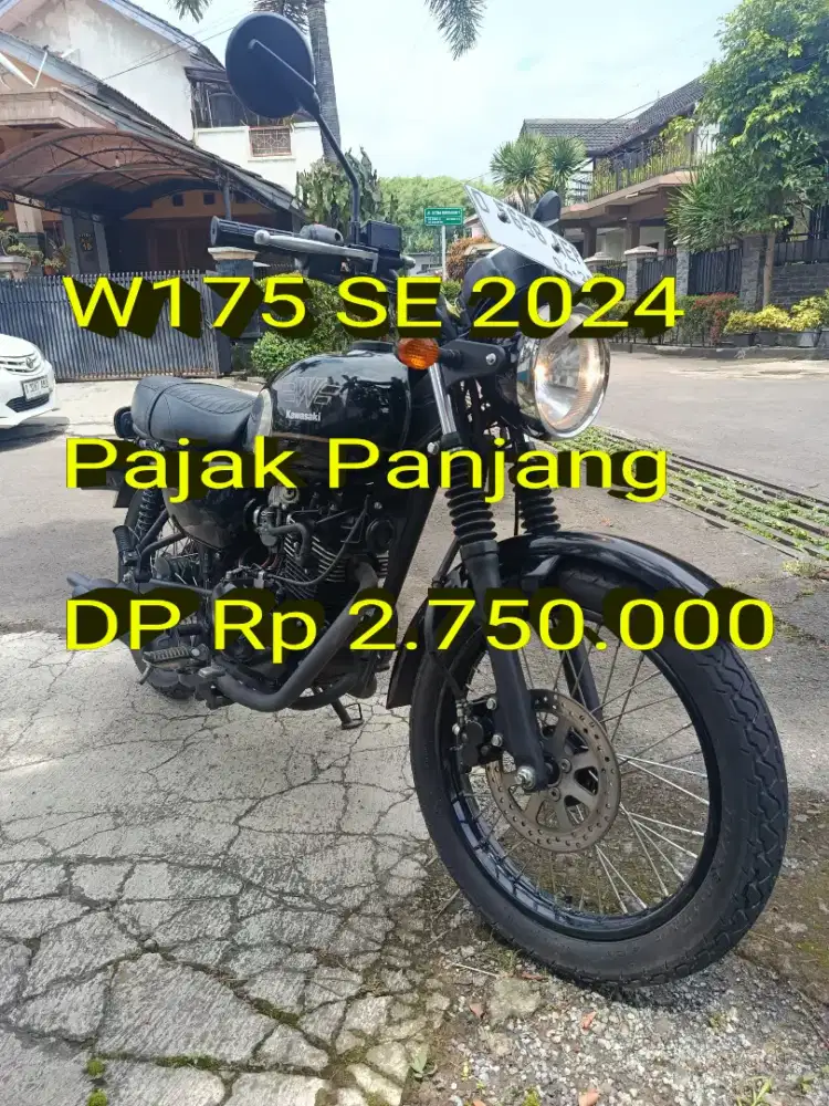 W175 SE 2024. Pajak Panjang. Simpanan. Like New. KM Low.Cash/Kredit/TT