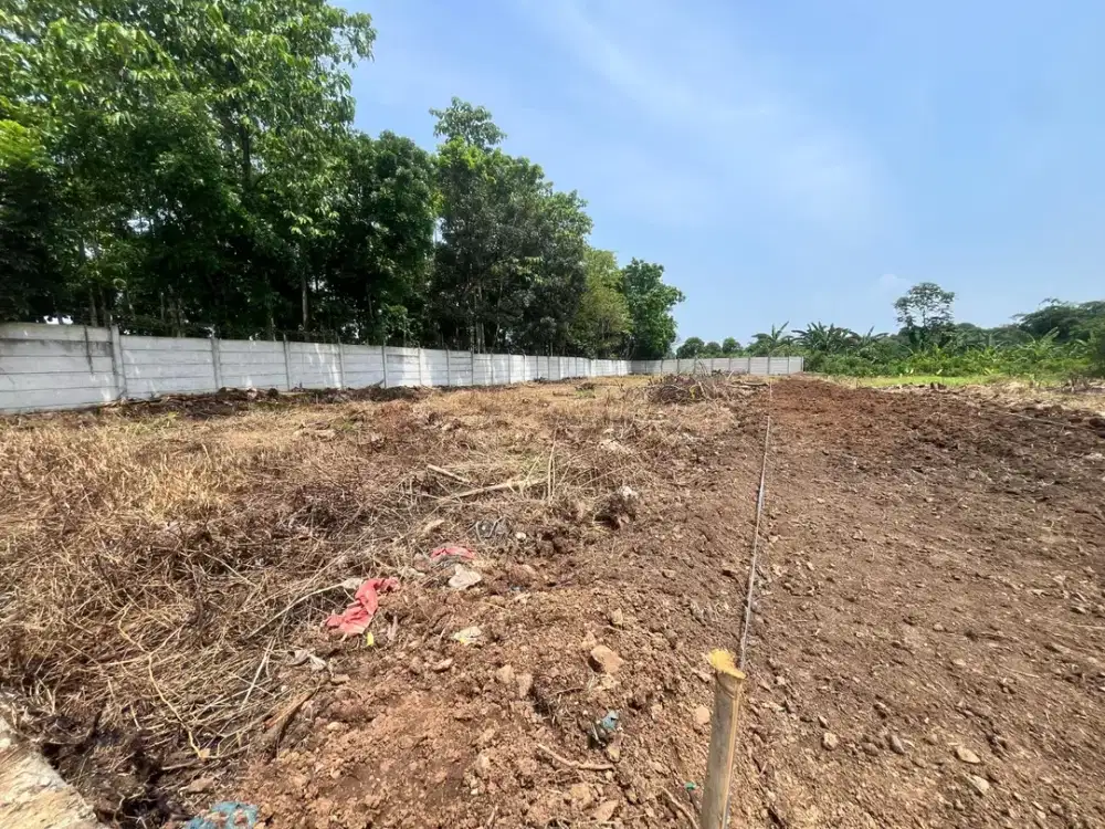 Tanah Dekat Stasiun Jatake 1 Jt-an/m2, Terima SHM per Unit