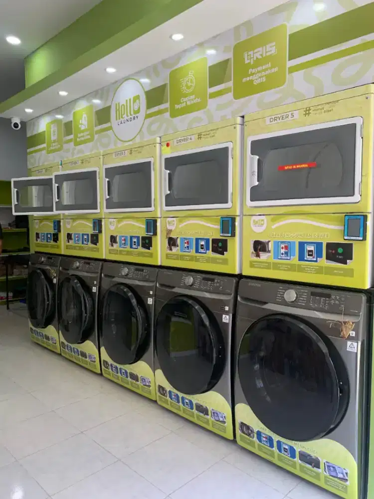 Peluang Bisnis Laundry Self service QRIS