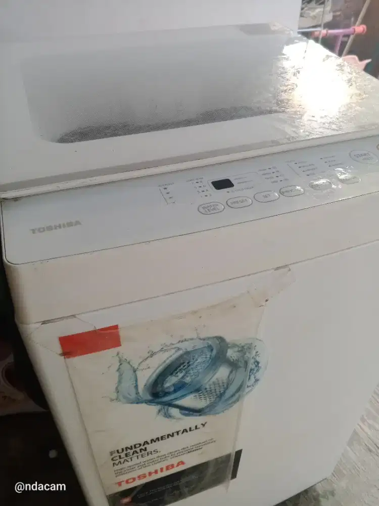 mesin cuci thosiba Top Loading AW-M801AN (7kg) iclean sudah canggih