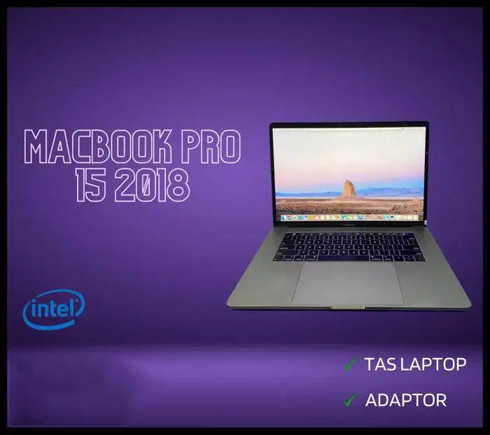 Macbook Pro 15 2018 Core i7 Ram  SSD AMD Radeon Touchbar *RRC