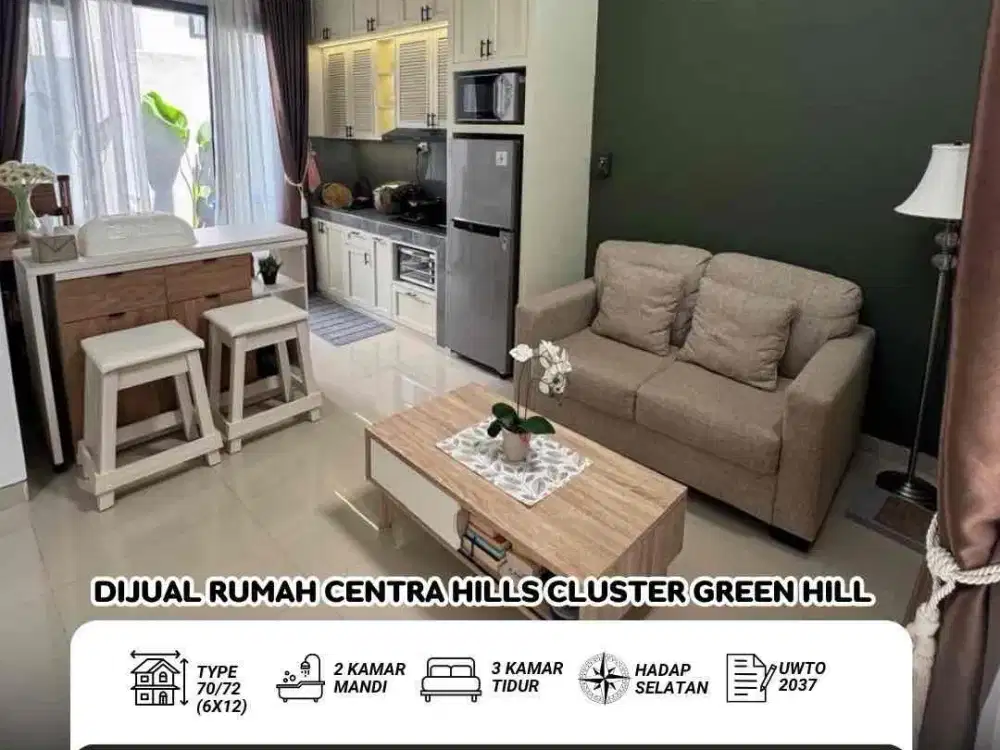 Dijual Rumah Central Hill cluster green hill batam center