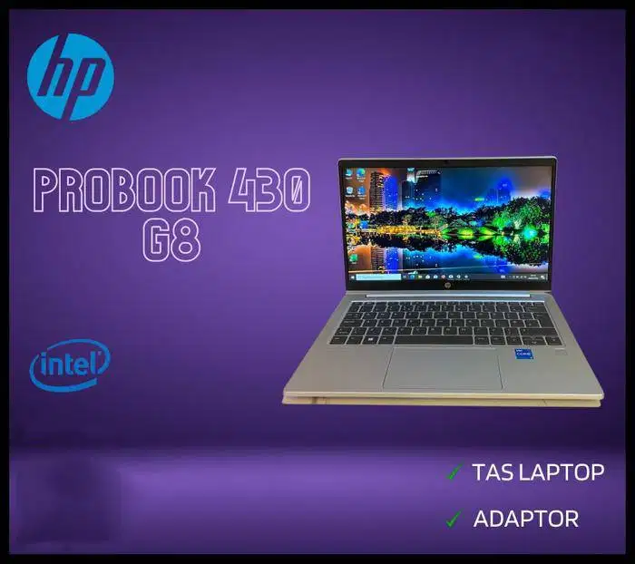 Laptop HP Probook 430 G8 Core i5 Gen 11 Ram 16GB SSD Mulus *RRC