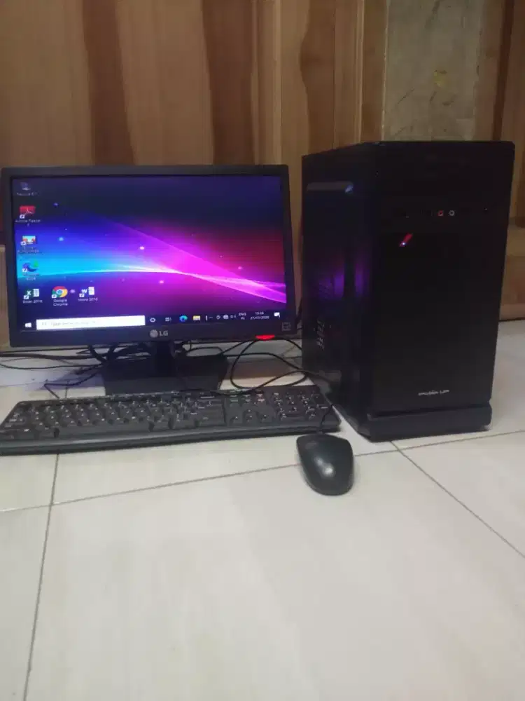 Komputer Fullset Gaming Editing Murah