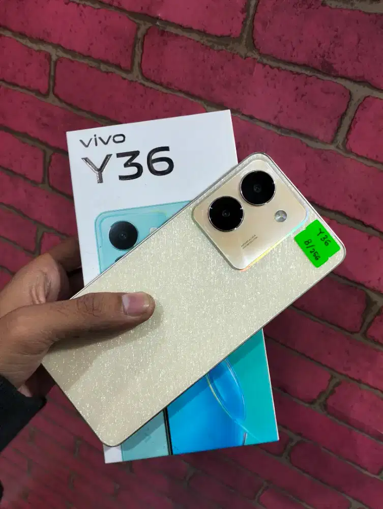 vivo y36 ram 8/256 mulus fullset