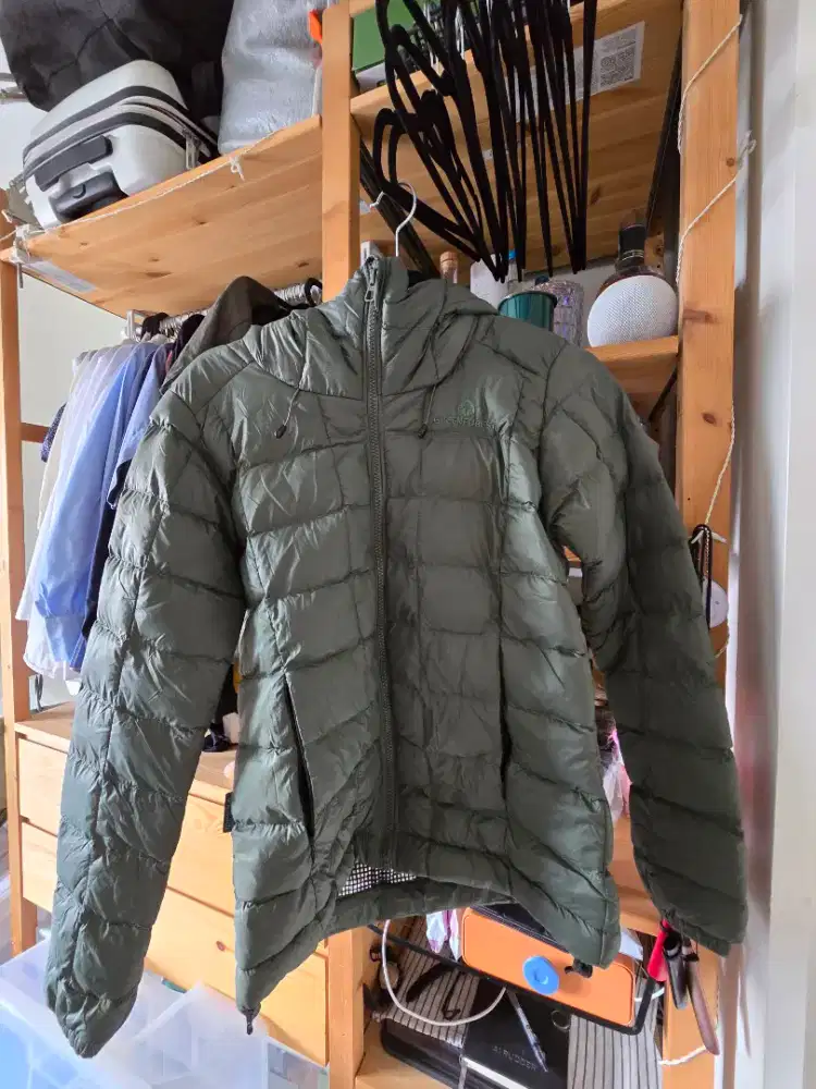 Jaket Puffer Greenforest Kaltara Synthetic Down Dingin Hijau Hiking