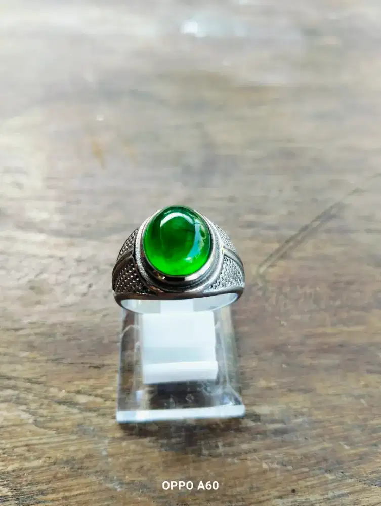 Batu cincin natural giok birma