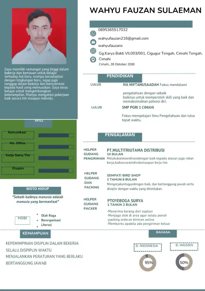 Mencari pekerjaan apapun