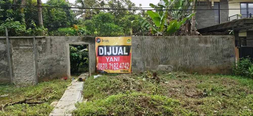 Dijual Kavling Gandeng bisa Beli Satuan di Griya Loka BSD